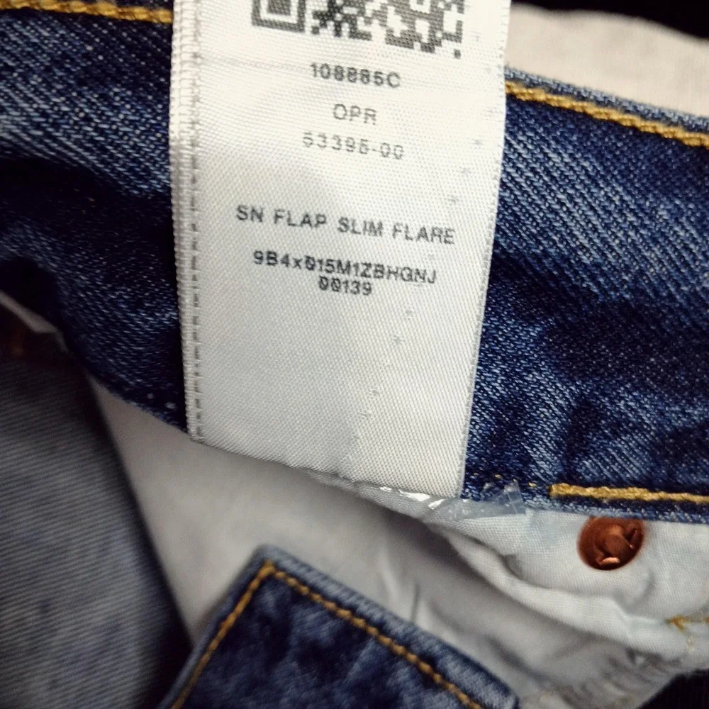 NWT True Religion Jeans Mens 42 Blue Lynx Medium Wash SN Flap Slim Flare Zip Fly